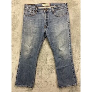 Levis Men's 527 Low Bootcut Jeans 36x30 Blue Denim Western Workwear **READ**